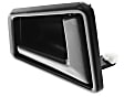 Front, Driver and Passenger Side Interior Door Handles, Textured Black, Without Door Lock Hole, 4-Door