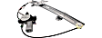 2004 Chevrolet Tracker Base - Front, Driver and Passenger Side Power Window Regulator, With Motor