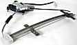 Rear, Driver and Passenger Side Power Window Regulator, With Motor