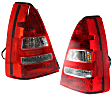 Driver and Passenger Side Halogen Tail Light, With bulb(s), OE Replacement