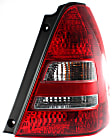 Driver and Passenger Side Halogen Tail Light, With bulb(s), OE Replacement