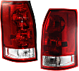 2007 Saturn Vue - Driver and Passenger Side Halogen Tail Light, Without bulb(s), OE Replacement