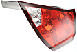 Driver and Passenger Side Halogen Tail Light, Without bulb(s), OE Replacement