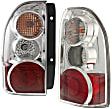 Driver and Passenger Side Halogen Tail Light, With bulb(s), OE Replacement