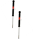 SET-SAH313903-2 Rear, Driver and Passenger Side Shock