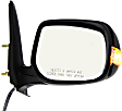 2008-2015 Scion xB - Driver and Passenger Side Mirrors, Power, Manual Folding, Non-Heated, Paintable, In-housing Signal Light, No Memory, No Puddle Light, No Auto-Dimming, No Blind Spot Feature