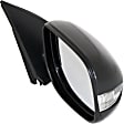 Driver and Passenger Side Mirrors, Power Adjust, Manual Folding, Non-Heated, Paintable, In-housing Signal Light, No Memory, No Puddle Light, No Auto-Dimming, No Blind Spot Feature