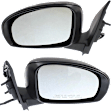 Driver and Passenger Side Mirrors, Power, Manual Folding, Non-Heated, Paintable, In-housing Signal Light, No Memory, No Puddle Light, No Auto-Dimming, No Blind Spot Feature