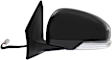 Driver and Passenger Side Mirrors, Power, Manual Folding, Non-Heated, Paintable, In-housing Signal Light, No Memory, No Puddle Light, No Auto-Dimming, No Blind Spot Feature
