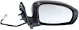 Driver and Passenger Side Mirrors, Power, Manual Folding, Non-Heated, Paintable, In-housing Signal Light, No Memory, No Puddle Light, No Auto-Dimming, No Blind Spot Feature