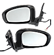 Driver and Passenger Side Mirrors, Power Adjust, Manual Folding, Heated, Paintable, In-housing Signal Light, No Memory, No Puddle Light, No Auto-Dimming, No Blind Spot Feature