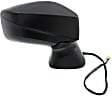 2013-2016 Scion FR-S - Driver and Passenger Side Mirrors, Power, Manual Folding, Non-Heated, Textured Black, No Signal Light, No Memory, No Puddle Light, No Auto-Dimming, No Blind Spot Feature