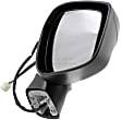2013-2016 Scion FR-S - Driver and Passenger Side Mirrors, Power, Manual Folding, Non-Heated, Textured Black, No Signal Light, No Memory, No Puddle Light, No Auto-Dimming, No Blind Spot Feature