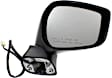 2013-2016 Scion FR-S - Driver and Passenger Side Mirrors, Power, Manual Folding, Non-Heated, Textured Black, No Signal Light, No Memory, No Puddle Light, No Auto-Dimming, No Blind Spot Feature