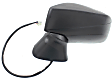 2013 Scion FR-S - Driver and Passenger Side Mirror, Power Adjust, Heated, Textured Black, Manual Folding, No Signal Light, No Blind Spot Feature, No Memory, No Puddle Light, No Auto-Dimming