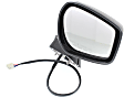 2013 Scion FR-S - Driver and Passenger Side Mirror, Power Adjust, Heated, Textured Black, Manual Folding, No Signal Light, No Blind Spot Feature, No Memory, No Puddle Light, No Auto-Dimming