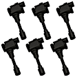SET-SIUF151-6 Ignition Coil, Set of 6, 2.3L, 6Cyl, Standard OE Replacement