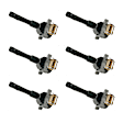 SET-SIUF226-6 Ignition Coil, Set of 6, Standard OE Replacement