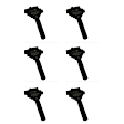 SET-SIUF237-6 Ignition Coil, Set of 6, Standard OE Replacement