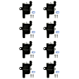 SET-SIUF262T-8 Ignition Coil, Set of 8, Standard T-Series