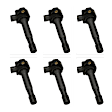 SET-SIUF400-6 Ignition Coil, Set of 6, Standard OE Replacement