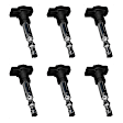 SET-SIUF411-6 Ignition Coil, Set of 6, Standard OE Replacement