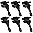 SET-SIUF432-6 Ignition Coil, Set of 6, Standard OE Replacement