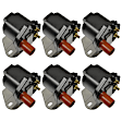 SET-SIUF45-6 Ignition Coil, Set of 6, Standard OE Replacement