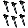 SET-SIUF519-6 Ignition Coil, Set of 6, Standard OE Replacement