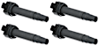 SET-SIUF557T-4 Ignition Coil, Set of 4