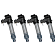 2019 Buick Enclave - Ignition Coil, With 4-Pin connector, Excl. 4-Blade connector, Set of 4, 3.6L 6Cyl, Standard OE Replacement