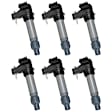SET-SIUF569-6 Ignition Coil, Set of 6, Standard OE Replacement