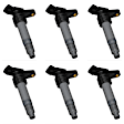 SET-SIUF594-6 Ignition Coil, Set of 6, Standard OE Replacement