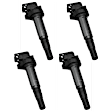 SET-SIUF598-4 Ignition Coil, Set of 4, 1.6L, 4Cyl, Standard OE Replacement