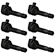 SET-SIUF603-6 Ignition Coil, Set of 6, Standard OE Replacement