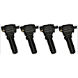 2018 Ford Special Service Police Sedan - Ignition Coil, With 3 Prong Connector, Set of 4, 2.0L 4Cyl, Standard OE Replacement