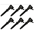 SET-SIUF730-6 Ignition Coil, Set of 6, Standard OE Replacement