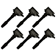 SET-SIUF825-6 Ignition Coil, Set of 6, 3.3L, 6Cyl