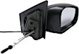 Driver and Passenger Side Mirrors, Manual Adjust, Manual Folding, Non-Heated, Textured Black, No Signal Light, No Memory, No Puddle Light, No Auto-Dimming