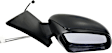 Driver and Passenger Side Mirrors, Manual Adjust, Manual Folding, Non-Heated, Textured Black, No Signal Light, No Memory, No Puddle Light, No Auto-Dimming