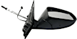 Driver and Passenger Side Mirrors, Manual Adjust, Manual Folding, Non-Heated, Textured Black, No Signal Light, No Memory, No Puddle Light, No Auto-Dimming