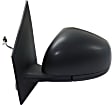 Driver and Passenger Side Mirrors, Power, Manual Folding, Heated, Textured Black, No Signal Light, No Memory, No Puddle Light, No Auto-Dimming, No Blind Spot Feature