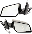 Driver and Passenger Side Mirrors, Power Adjust, Manual Folding, Heated, Paintable, In-housing Signal Light, No Memory, No Puddle Light, No Auto-Dimming, No Blind Spot Feature