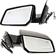 Driver and Passenger Side Mirror, Power Adjust, Heated, Manual Folding, Paintable, No Signal Light, No Memory, No Puddle Light, No Auto-Dim, No Blind Spot Feature