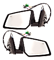 2013 Chevrolet Traverse - Driver and Passenger Side Mirror, Power Adjust, Heated, Paintable, Power Folding, In-housing Signal Light, No Blind Spot Feature, With Memory, No Puddle Light, No Auto-Dimming, Sport Utility