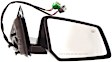 2013 Chevrolet Traverse - Driver and Passenger Side Mirror, Power Adjust, Heated, Paintable, Power Folding, In-housing Signal Light, No Blind Spot Feature, With Memory, No Puddle Light, No Auto-Dimming, Sport Utility
