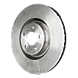 Front Brake Disc, Natural Finish, Plain Surface, Vented, 5 Lugs, 356.11 mm, Pro-Line Series