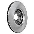 Front and Rear Brake Disc, 4-Wheel Set, Plain Surface, Vented, 5 Lugs, Pro-Line Series