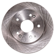 Rear Brake Disc, Natural Finish, Plain Surface, Solid, 5 Lugs, 259.59 mm, Pro-Line Series