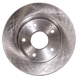 Rear Brake Disc, Natural Finish, Plain Surface, Solid, 5 Lugs, 259.59 mm, Pro-Line Series